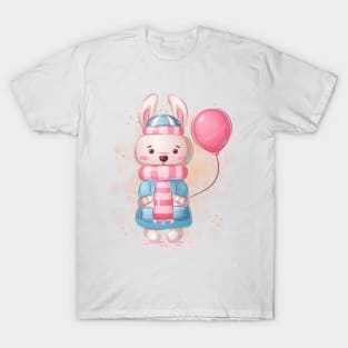 Rabbit with air balloon T-Shirt